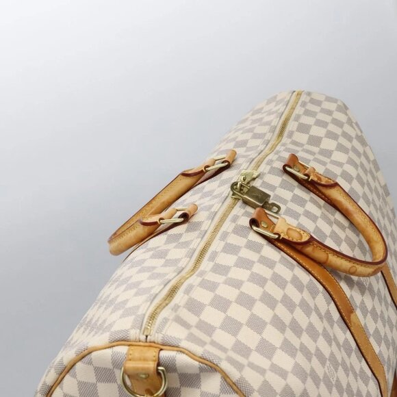 LOUIS VUITTON Damier Azur Keepall Bandouliere 55 Boston Bag - Picture 7 of 14